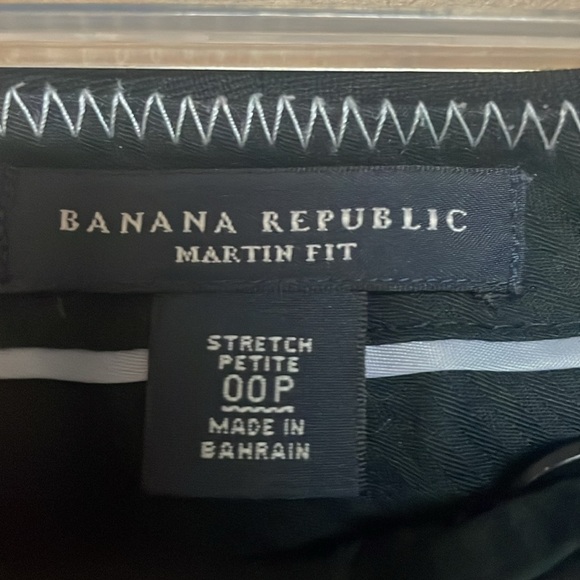 Banana Republic size 00 Petite Black Martin Fit Stretchy Dress Pants - Picture 2 of 11
